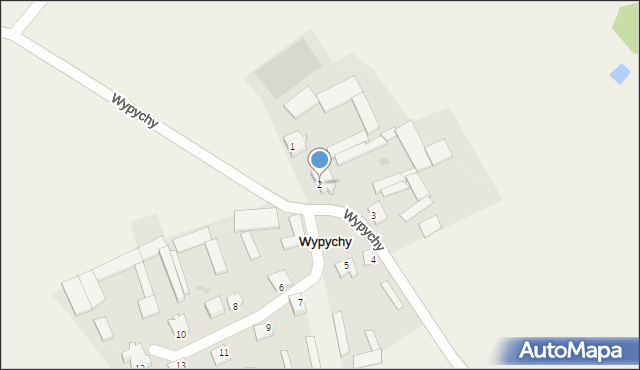 Wypychy, Wypychy, 2, mapa Wypychy