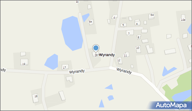 Wyrandy, Wyrandy, 16a, mapa Wyrandy