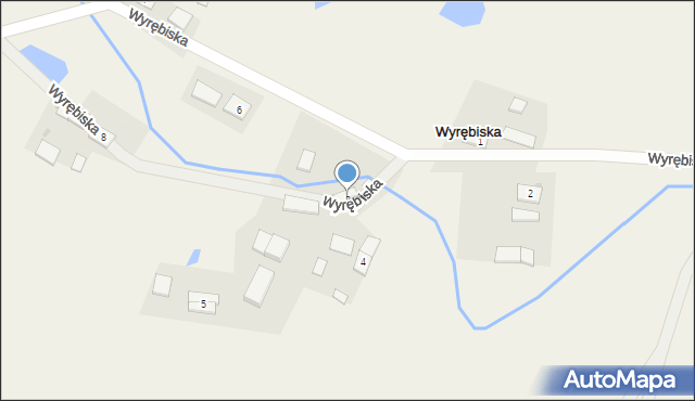 Wyrębiska, Wyrębiska, 3, mapa Wyrębiska