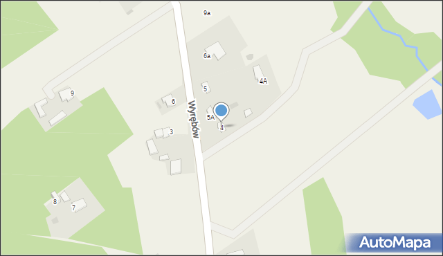 Wyrębów, Wyrębów, 4, mapa Wyrębów