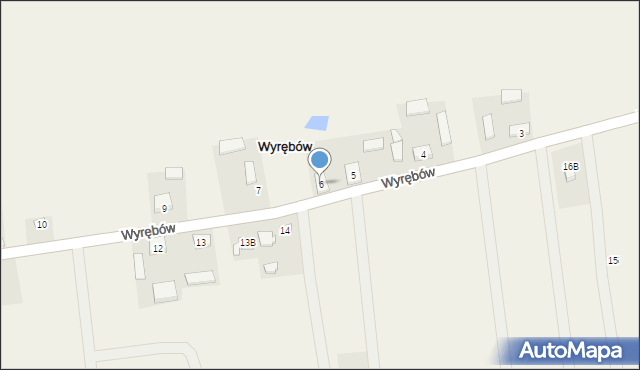 Wyrębów, Wyrębów, 6, mapa Wyrębów