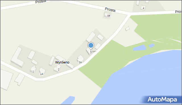 Wyrówno, Wyrówno, 3, mapa Wyrówno