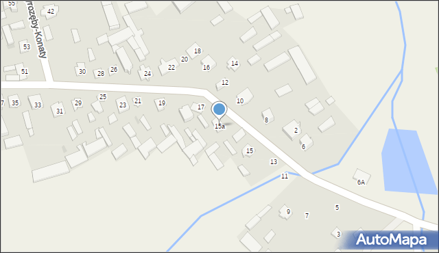 Wyrozęby-Konaty, Wyrozęby-Konaty, 15a, mapa Wyrozęby-Konaty