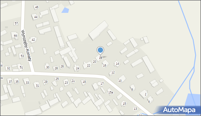 Wyrozęby-Konaty, Wyrozęby-Konaty, 18, mapa Wyrozęby-Konaty