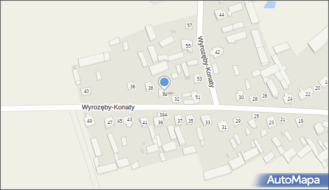 Wyrozęby-Konaty, Wyrozęby-Konaty, 34, mapa Wyrozęby-Konaty