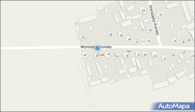 Wyrozęby-Konaty, Wyrozęby-Konaty, 47, mapa Wyrozęby-Konaty