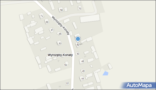 Wyrozęby-Konaty, Wyrozęby-Konaty, 52, mapa Wyrozęby-Konaty