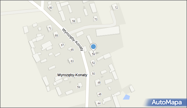 Wyrozęby-Konaty, Wyrozęby-Konaty, 54, mapa Wyrozęby-Konaty