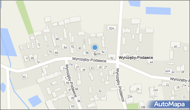 Wyrozęby-Podawce, Wyrozęby-Podawce, 56, mapa Wyrozęby-Podawce