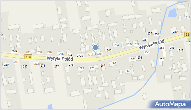 Wyryki-Połód, Wyryki-Połód, 269A, mapa Wyryki-Połód