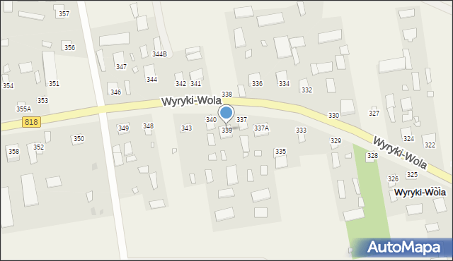 Wyryki-Wola, Wyryki-Wola, 339, mapa Wyryki-Wola