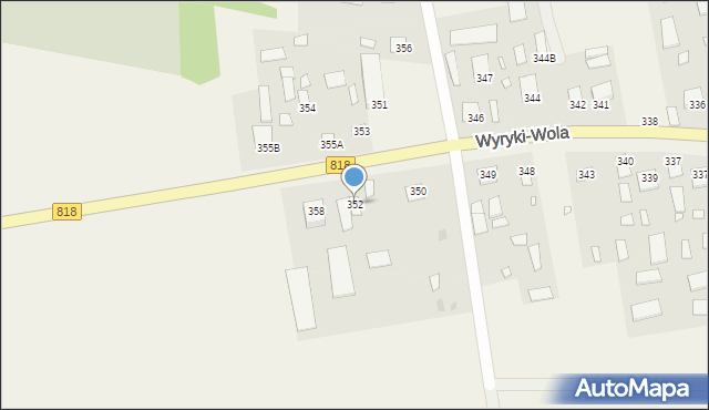 Wyryki-Wola, Wyryki-Wola, 352, mapa Wyryki-Wola