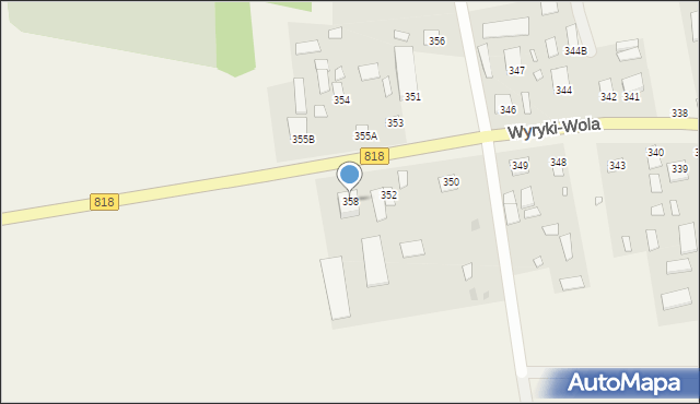 Wyryki-Wola, Wyryki-Wola, 358, mapa Wyryki-Wola