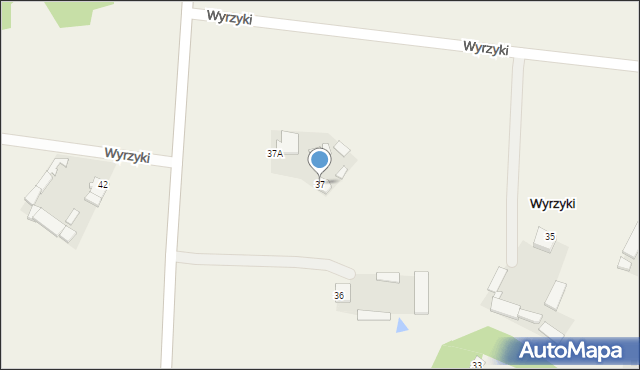 Wyrzyki, Wyrzyki, 37, mapa Wyrzyki