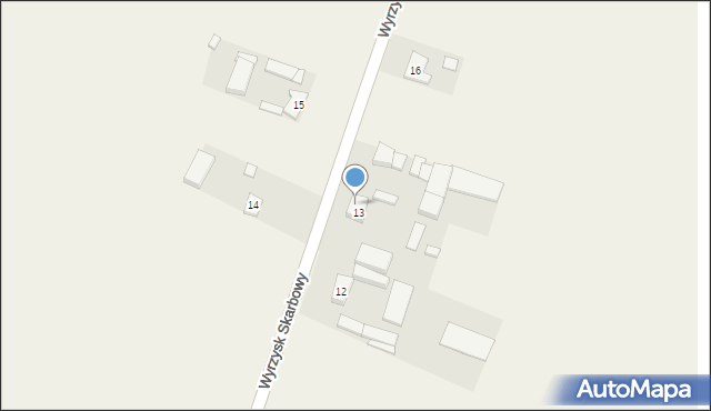 Wyrzysk Skarbowy, Wyrzysk Skarbowy, 13a, mapa Wyrzysk Skarbowy