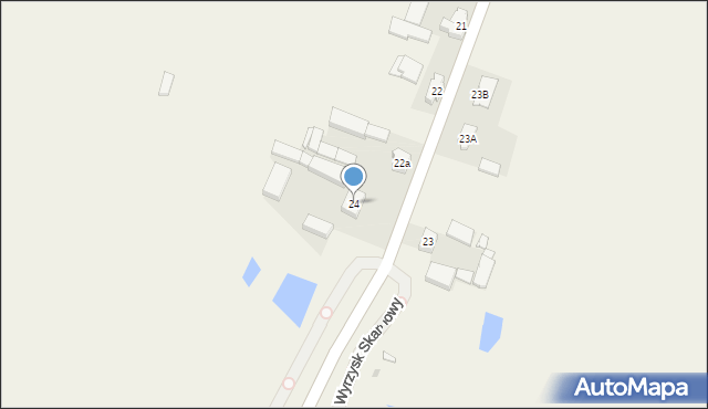 Wyrzysk Skarbowy, Wyrzysk Skarbowy, 24, mapa Wyrzysk Skarbowy