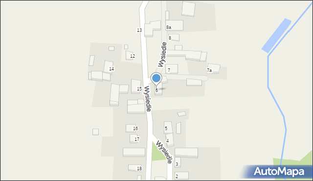 Wysiedle, Wysiedle, 6, mapa Wysiedle