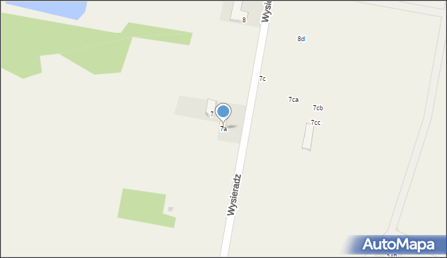 Wysieradz, Wysieradz, 7a, mapa Wysieradz
