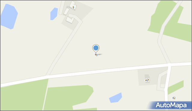 Wysin, Wysin, 70, mapa Wysin