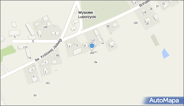Wysiołek Luborzycki, Wysiołek Luborzycki, 164, mapa Wysiołek Luborzycki