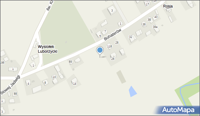Wysiołek Luborzycki, Wysiołek Luborzycki, 166, mapa Wysiołek Luborzycki
