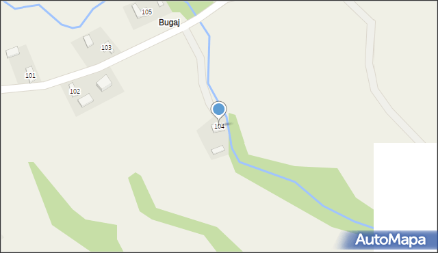 Wyskitna, Wyskitna, 104, mapa Wyskitna