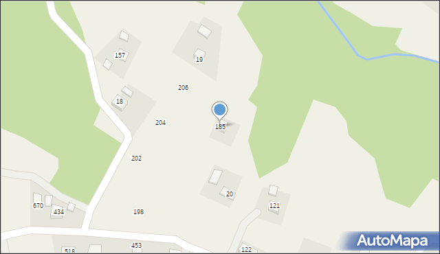Wyskitna, Wyskitna, 185, mapa Wyskitna