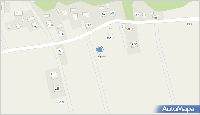 Wyskitna, Wyskitna, 212, mapa Wyskitna