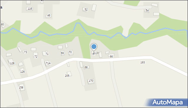Wyskitna, Wyskitna, 67, mapa Wyskitna