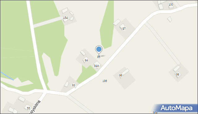 Wyskitna, Wyskitna, 95, mapa Wyskitna