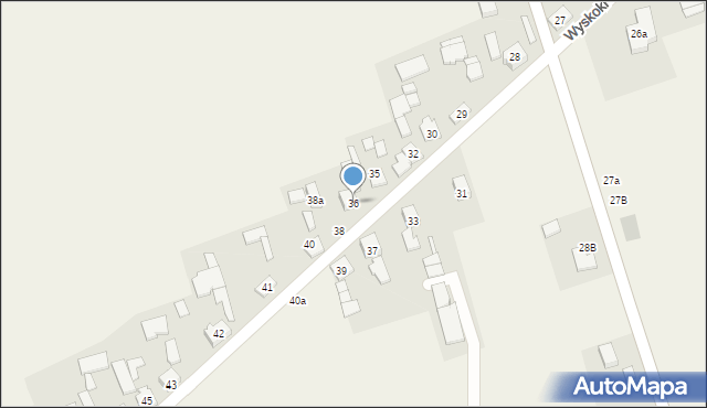 Wyskoki, Wyskoki, 36, mapa Wyskoki