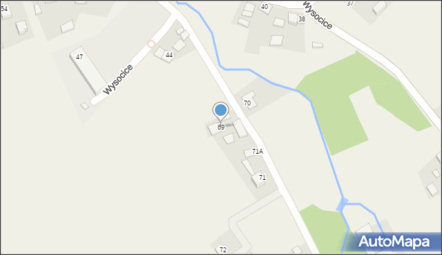 Wysocice, Wysocice, 69, mapa Wysocice