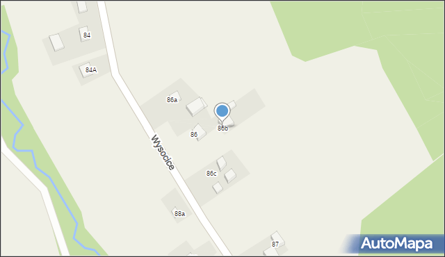 Wysocice, Wysocice, 86b, mapa Wysocice