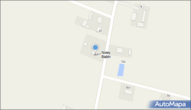 Wysocin, Wysocin, 48A, mapa Wysocin