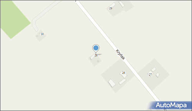 Wysocin, Wysocin, 28, mapa Wysocin