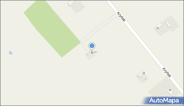 Wysocin, Wysocin, 30, mapa Wysocin