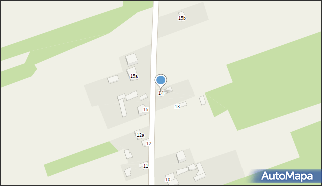 Wysocko, Wysocko, 14, mapa Wysocko