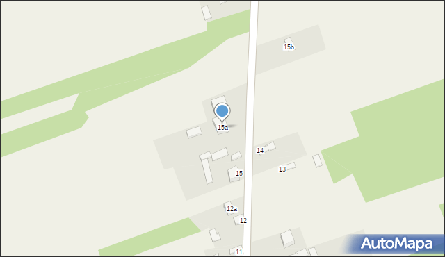 Wysocko, Wysocko, 15a, mapa Wysocko