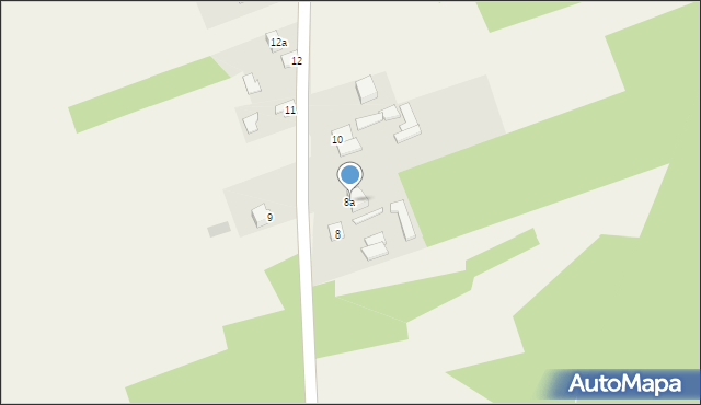 Wysocko, Wysocko, 8a, mapa Wysocko