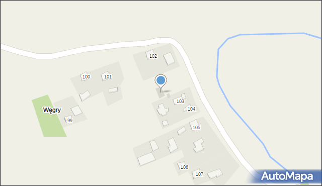 Wysocko, Wysocko, 103a, mapa Wysocko