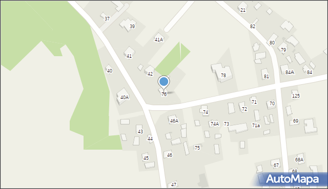Wysocko, Wysocko, 76, mapa Wysocko