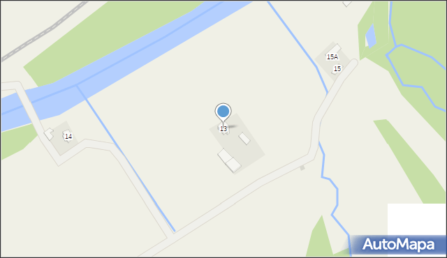 Wysoczany, Wysoczany, 13, mapa Wysoczany