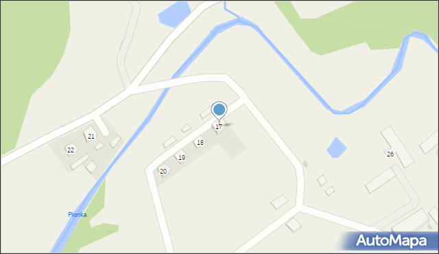 Wysoczany, Wysoczany, 17, mapa Wysoczany