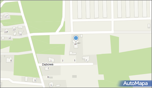 Wysoka Głogowska, Wysoka Głogowska, 1a4, mapa Wysoka Głogowska