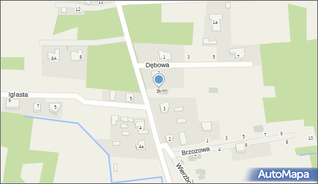 Wysoka Głogowska, Wysoka Głogowska, 3b, mapa Wysoka Głogowska