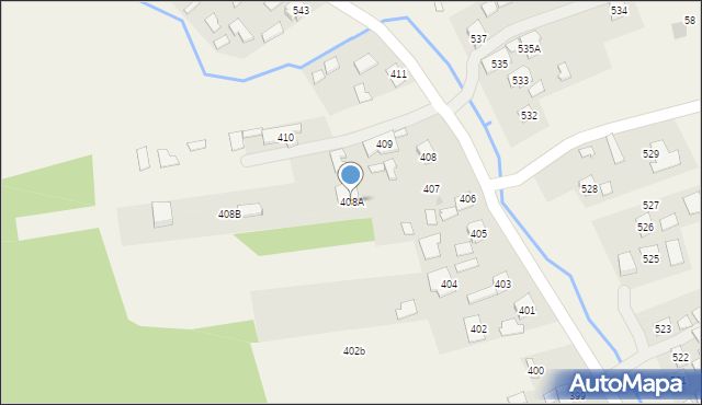 Wysoka Głogowska, Wysoka Głogowska, 408A, mapa Wysoka Głogowska