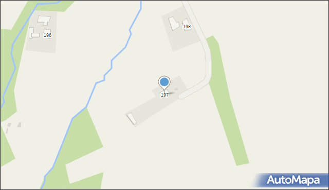 Wysoka Strzyżowska, Wysoka Strzyżowska, 197, mapa Wysoka Strzyżowska