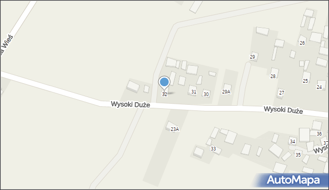 Wysoki Duże, Wysoki Duże, 32, mapa Wysoki Duże