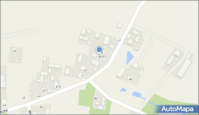 Wysoki Duże, Wysoki Duże, 5, mapa Wysoki Duże