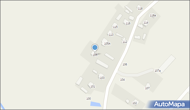 Wysokie, Wysokie, 105, mapa Wysokie